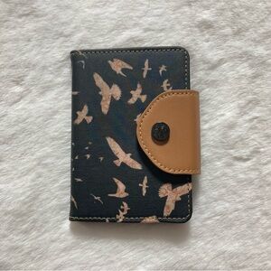 Sipsey Wilder Flying Bird Black Tan Wallet